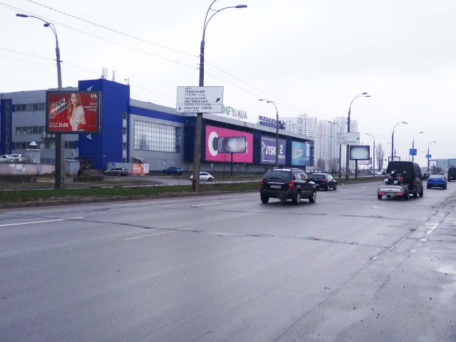 Скролл 3.14x2.3,  Дніпровська набережна вул., 16б (напроти АЗС WOG, ТРЦ "Аркадія", до Південного мосту)