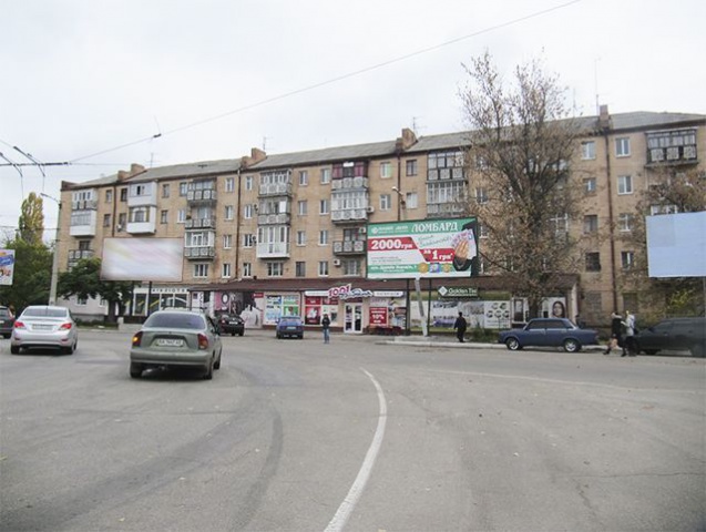 Щит 6x3,  Дружби народів пл., 6 - Полтавская вул.