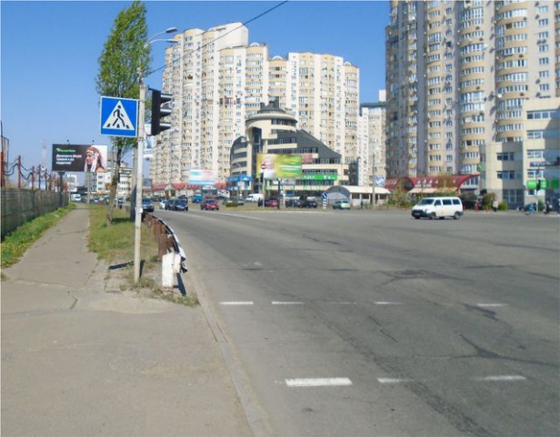 Щит 6x3,  Днепровская набережная ул., 65 м. от Тальновская ул., на мост "Патона"