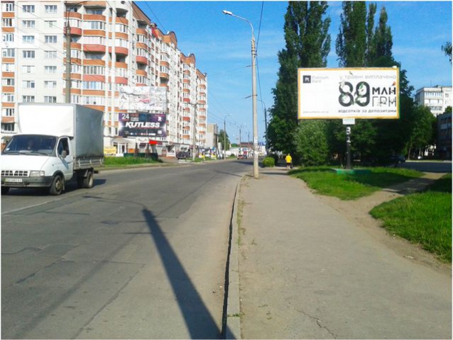 Щит 6x3,  Заричанська вул., 30 (напроти ТЦ"Наші Меблі" та Мед.центр "Призма", до "Приватбанку")