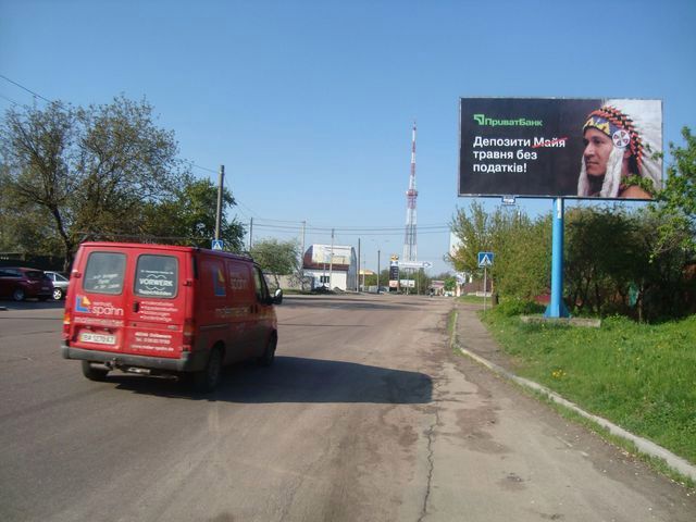 Щит 6x3,  Садова вул.,  - Гмирьова вул., ( від АЗС WOG)