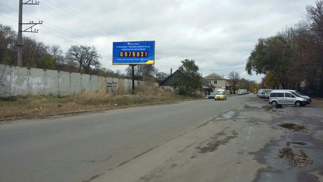 Щит 6x3,  Полтавська вул., 88 (районна лікарня)
