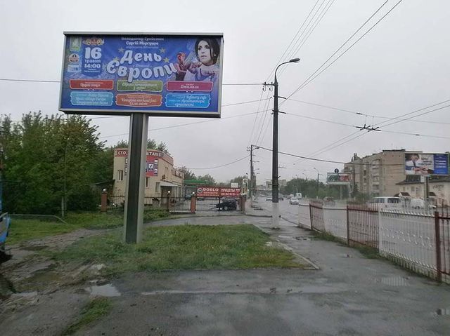 Щит 6x3,  Лебединського вул., 8 (300 м. до АЗС ОККО та Привокзальній вул.)