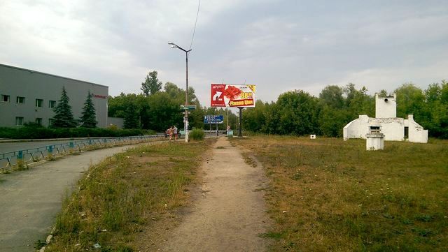 Щит 6x3,  Гагаріна вул.2 (напроти паперової фабрики в  центр)