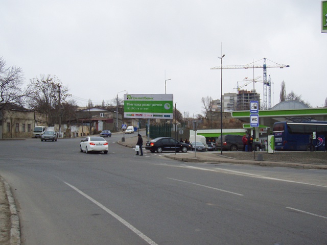 Щит 6x3,  Балківська вул., 117 (АЗС "ОККО", "Автовокзал")