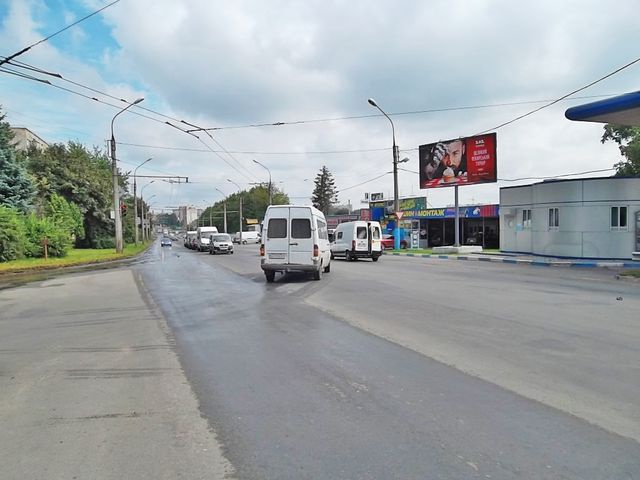 Щит 6x3,  Протасевича вул. - Українки Л. вул., (АЗС "Укрнафта") до проспекту С.Бандери.(300 м. к АЗС "ОККО")