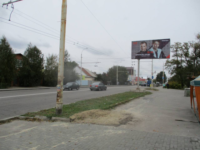 Щит 6x3,  Космічна вул., - Кам'яна  вул. з центру