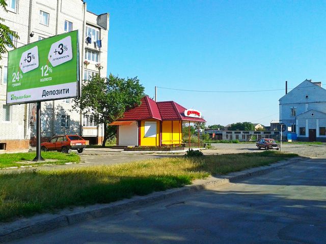 Щит 6x3,  Франка вул., (напроти дому №56)