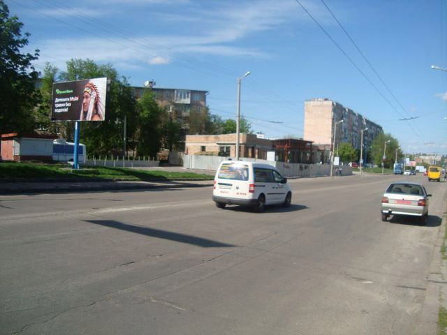 Щит 6x3,  Вокзальна вул., 66 (на залізн. вокзал)