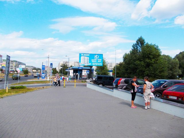 Щит 6x3,  Лушпи пр., 6-2 ( ТЦ "Лавина","Сільпо","Ельдорадо", АЗС)