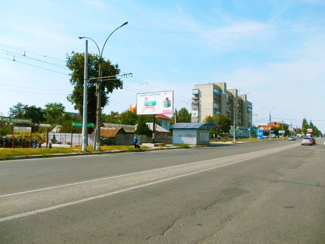 Щит 6x3,  Курський пр. -  Українки Л. вул., (напроти АЗС "ANP")